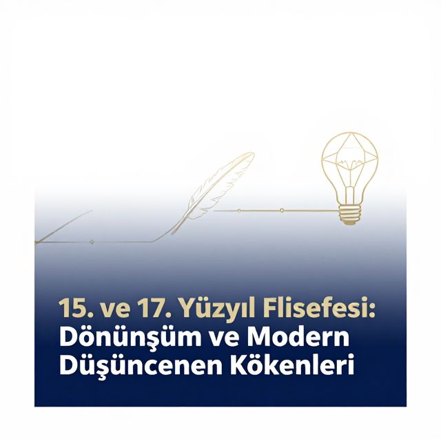 15. ve 17. Yüzyıl Felsefesi: Dönüşüm ve Modern Düşüncenin Kökenleri