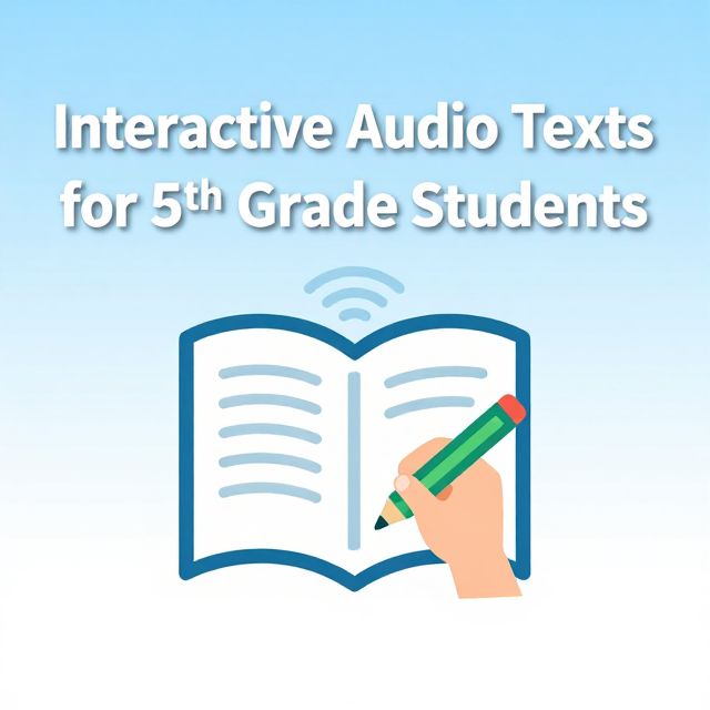 Interactive Audio Texts for 5th Grade Students