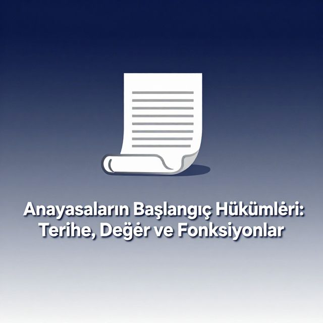 Anayasaların Başlangıç Hükümleri: Tarihçe, Değer ve Fonksiyonlar