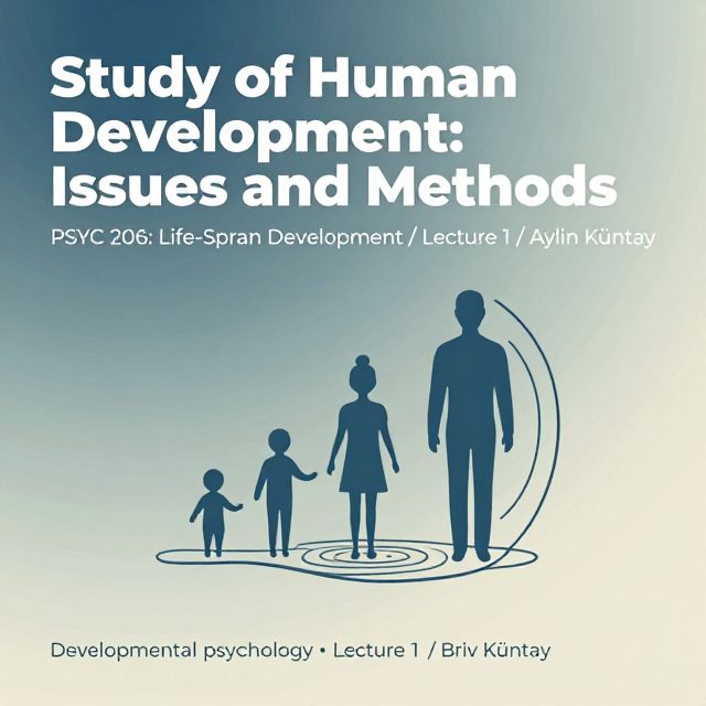Study of Human Development: Issues and Methods