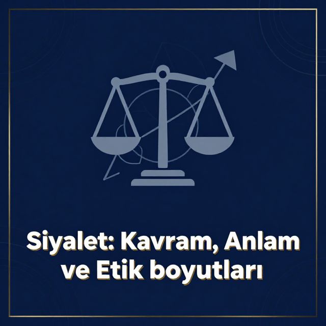 Siyaset: Kavram, Anlam ve Etik Boyutları