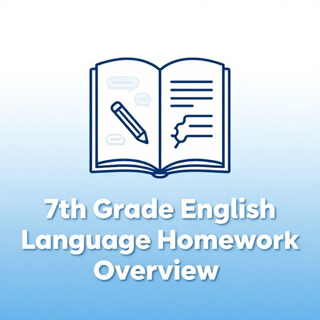 7th Grade English Language Homework Overview