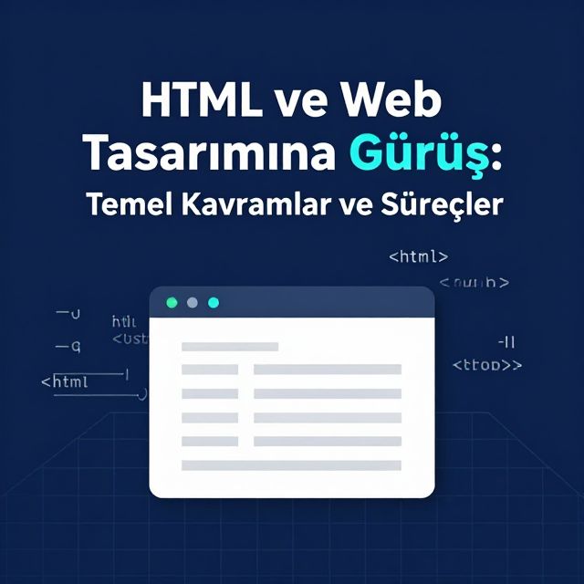 HTML ve Web Tasarımına Giriş: Temel Kavramlar ve Süreçler