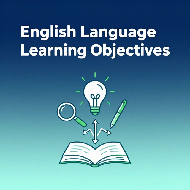 English Language Education Learning Objectives