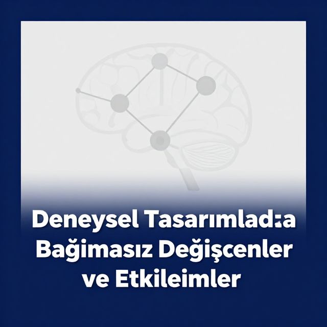 Deneysel Tasarımlarda Çoklu Bağımsız Değişkenler ve Etkileşimler