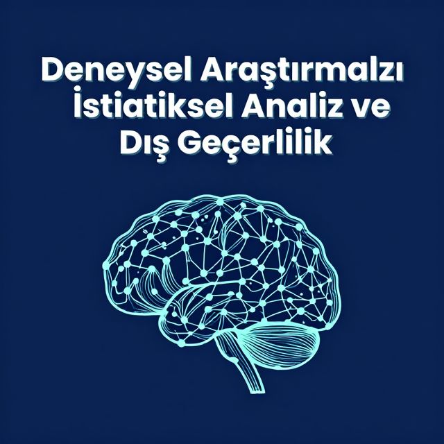 Deneysel Araştırmalarda İstatistiksel Analiz ve Dış Geçerlilik