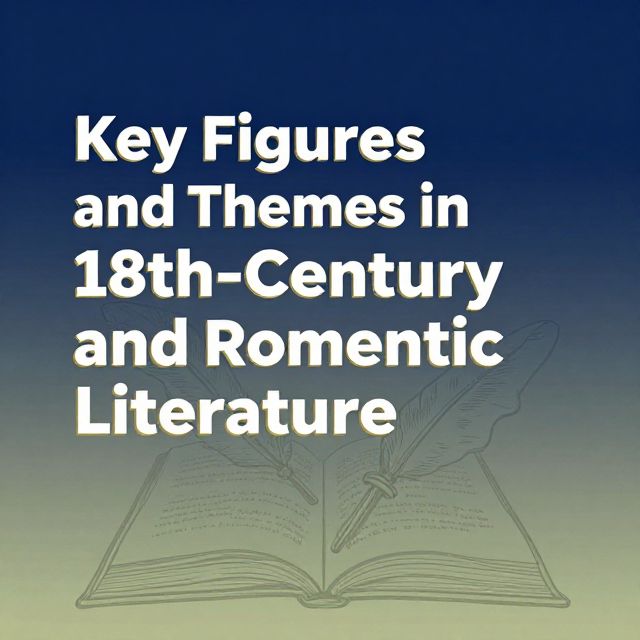 Key Figures and Themes in 18th-Century and Romantic Literature