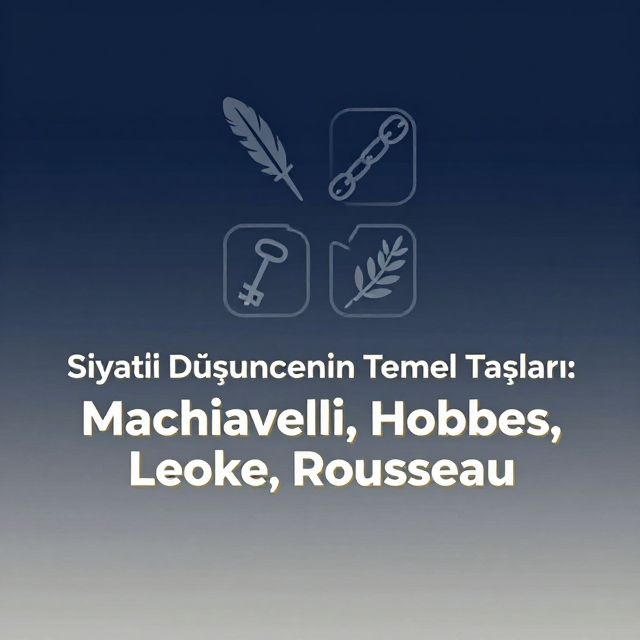 Siyasi Düşüncenin Temel Taşları: Machiavelli, Hobbes, Locke, Rousseau