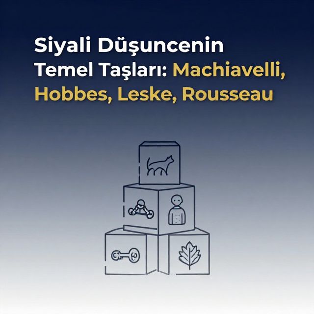 Siyasi Düşüncenin Temel Taşları: Machiavelli, Hobbes, Locke, Rousseau