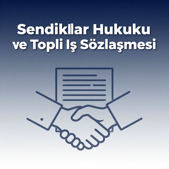 Sendikalar Hukuku ve Toplu İş Sözleşmesi