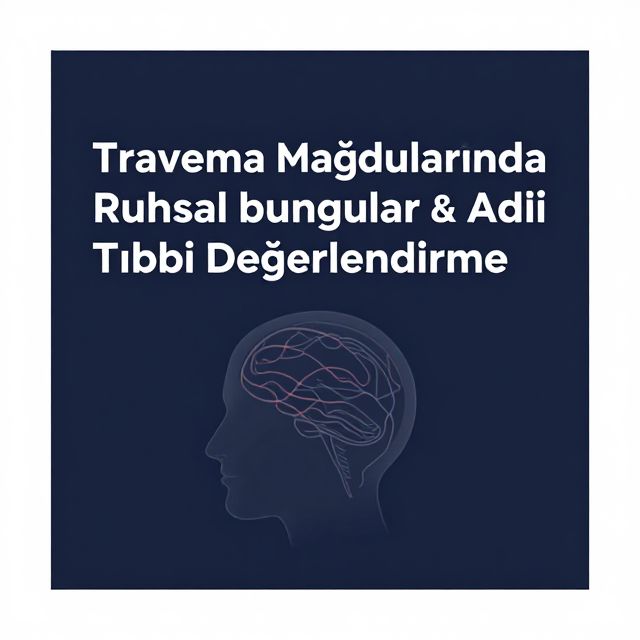 Travma Mağdurlarında Ruhsal Bulgular ve Adli Tıbbi Değerlendirme