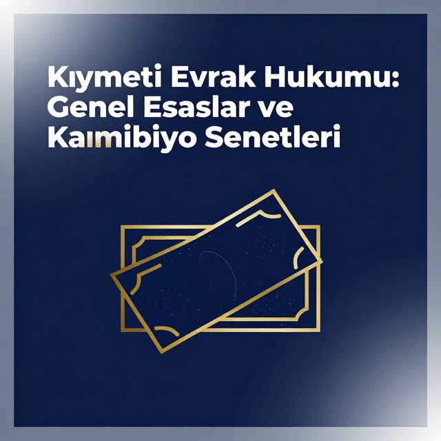Kıymetli Evrak Hukuku: Genel Esaslar ve Kambiyo Senetleri