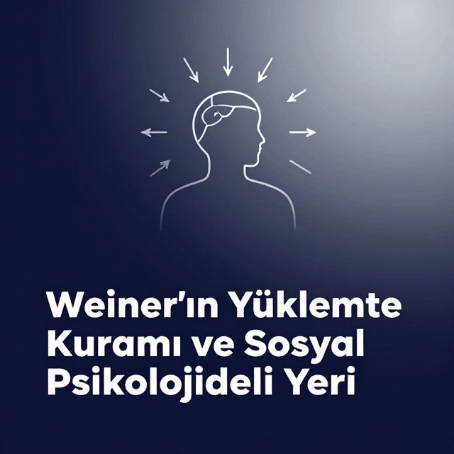 Weiner'ın Yükleme Kuramı ve Sosyal Psikolojideki Yeri