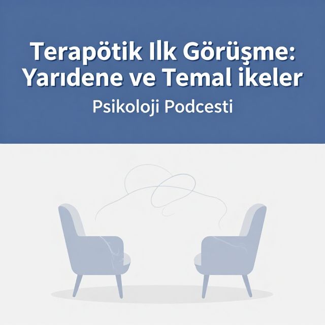Terapötik İlk Görüşme: Yapılandırma ve Temel İlkeler