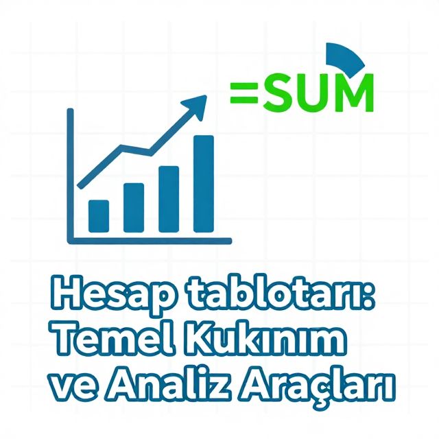 Hesap Tabloları: Temel Kullanım ve Analiz Araçları