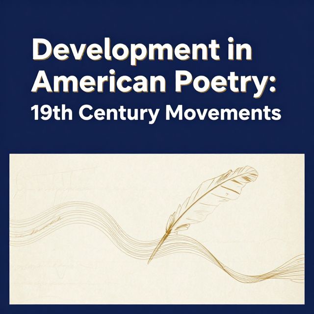 Development in American Poetry: 19th Century Movements