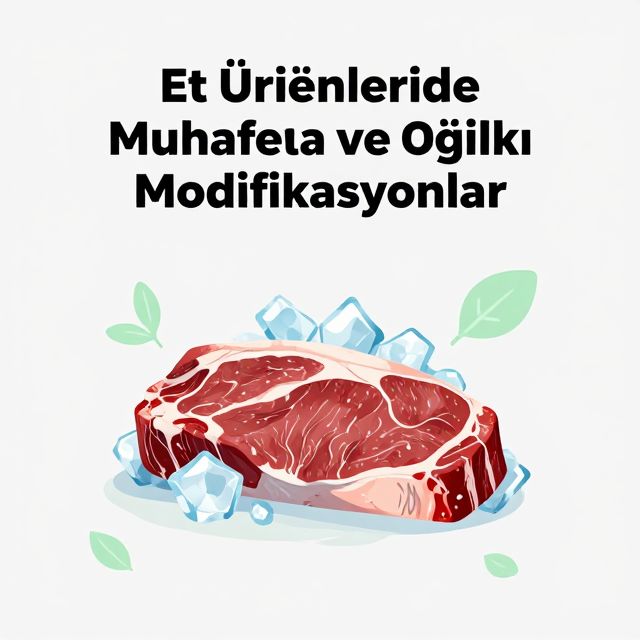 Et Ürünlerinde Muhafaza ve Sağlık Odaklı Modifikasyonlar