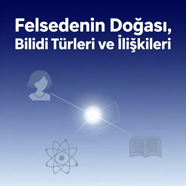 Felsefenin Doğası, Bilgi Türleri ve İlişkileri