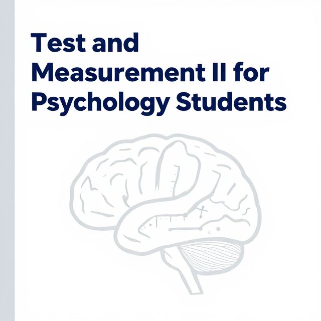 Test and Measurement II for Psychology Students