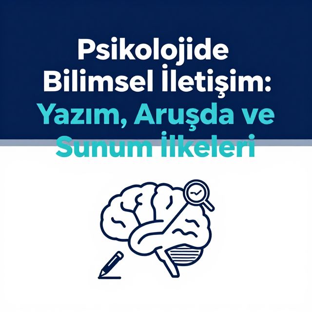 Psikolojide Bilimsel İletişim: Yazım, Araştırma ve Sunum İlkeleri