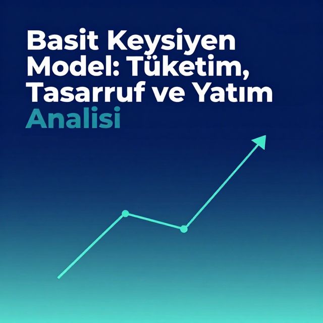 Basit Keynesyen Model: Tüketim, Tasarruf ve Yatırım Analizi