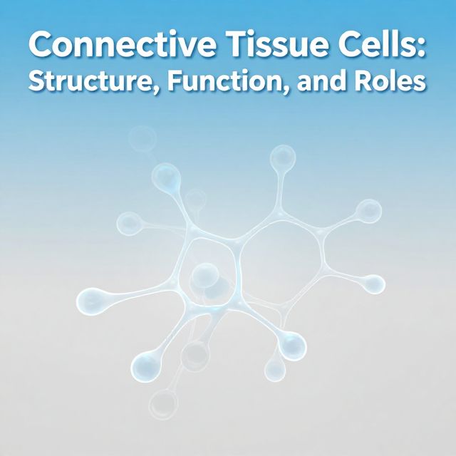 Connective Tissue Cells: Structure, Function, and Roles