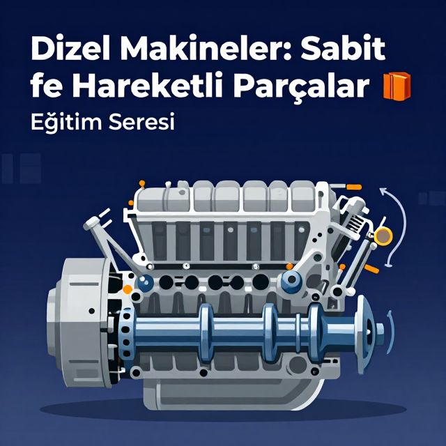 Dizel Makinelerin Sabit ve Hareketli Parçaları
