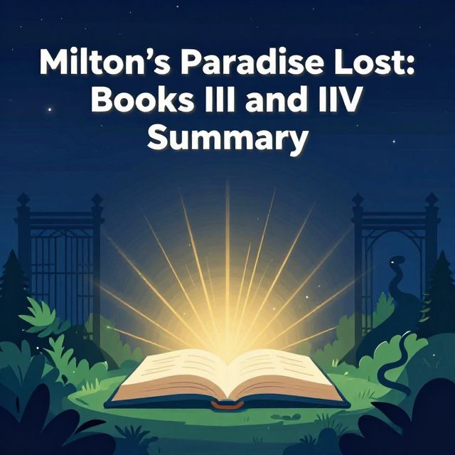 Milton's Paradise Lost: Books III and IV Summary