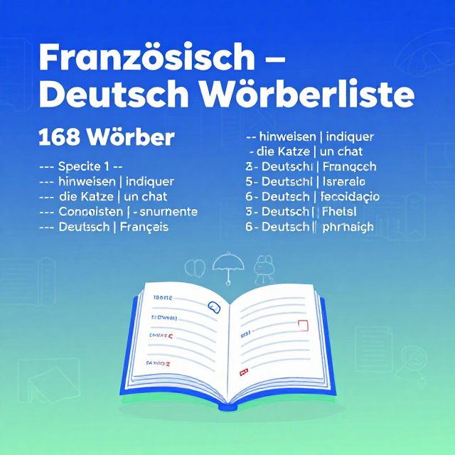Französisch-Deutsch Wortschatz: Eine umfassende Analyse