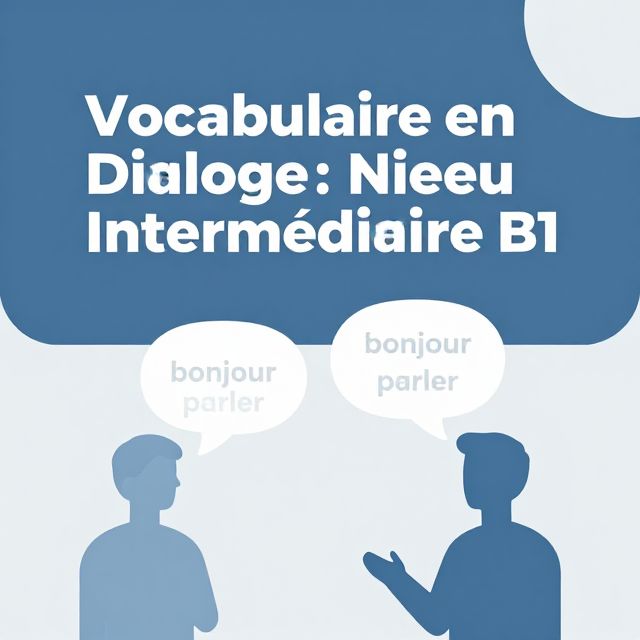Vocabulaire en Dialogue: Niveau Intermédiaire B1