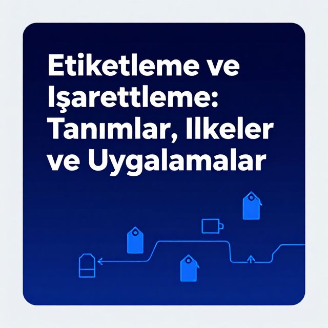 Etiketleme ve İşaretleme: Tanımlar, İlkeler ve Uygulamalar