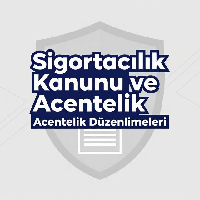 Sigortacılık Kanunu ve Acentelik Düzenlemeleri