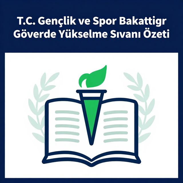 T.C. Gençlik ve Spor Bakanlığı Görevde Yükselme Sınavı Özeti