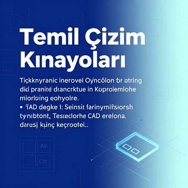 CAD Yazılımlarında Temel Kısayollar ve Verimli Çalışma Teknikleri