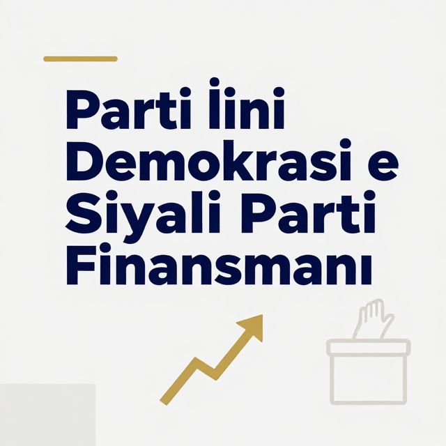 Parti İçi Demokrasi ve Siyasi Parti Finansmanı