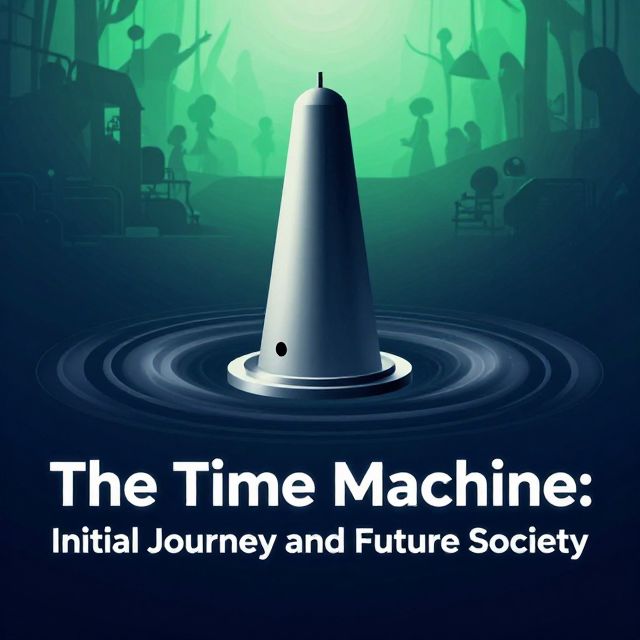 The Time Machine: Initial Journey and Future Society