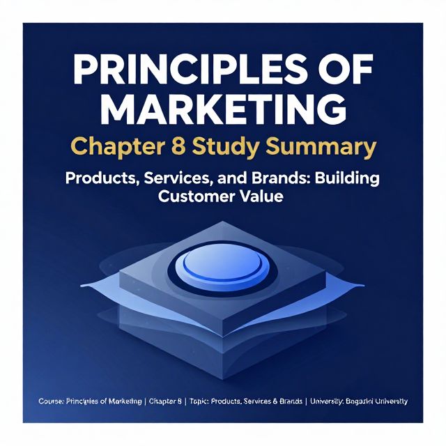 Products, Services, and Brands: Building Customer Value