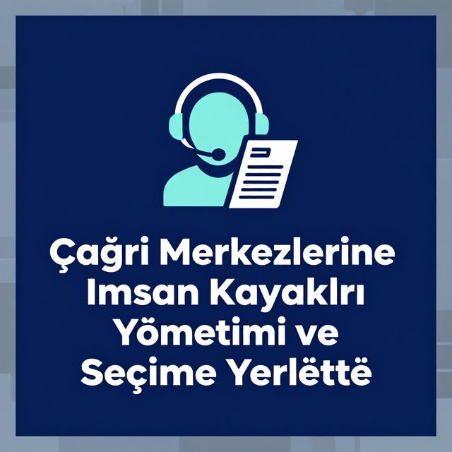 Çağrı Merkezlerinde İnsan Kaynakları Yönetimi ve Seçme Yerleştirme
