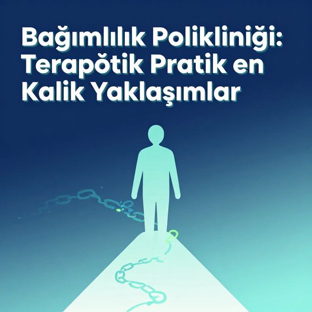 Bağımlılık Polikliniği: Terapötik Pratik ve Klinik Yaklaşımlar