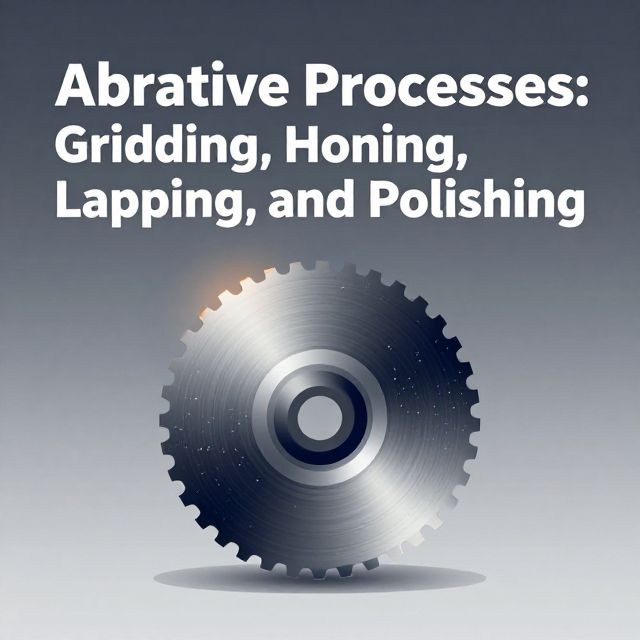 Abrasive Processes: Grinding, Honing, Lapping, and Polishing