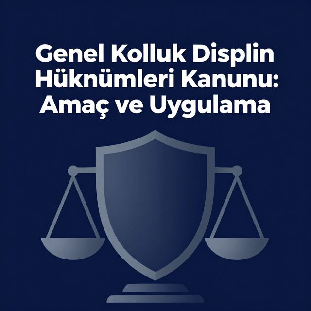 Genel Kolluk Disiplin Hükümleri Kanunu: Amaç ve Uygulama