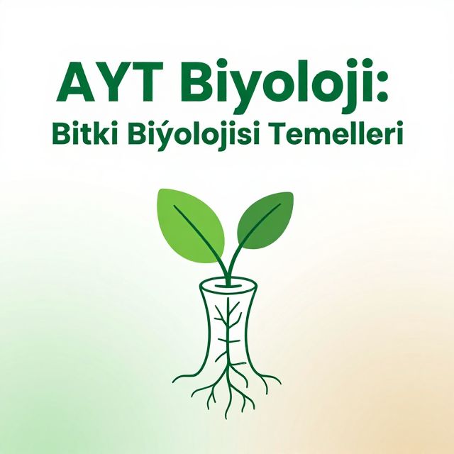 AYT Biyoloji: Bitki Biyolojisi Temelleri