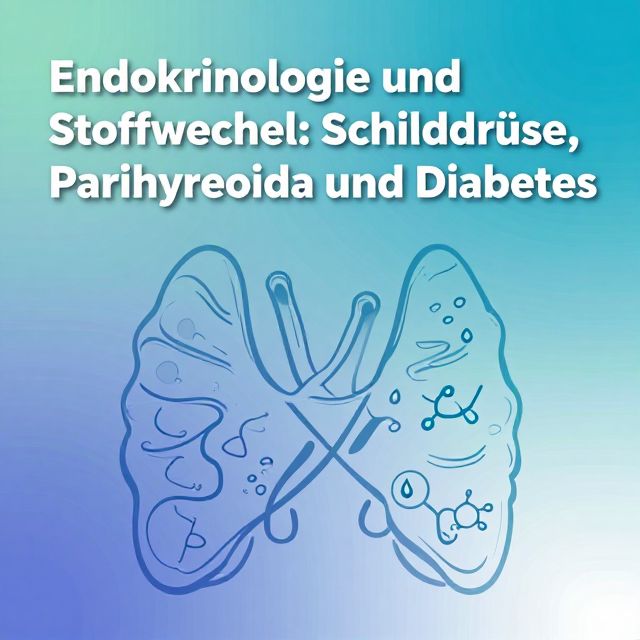 Endokrinologie und Stoffwechsel: Schilddrüse, Parathyreoidea und Diabetes