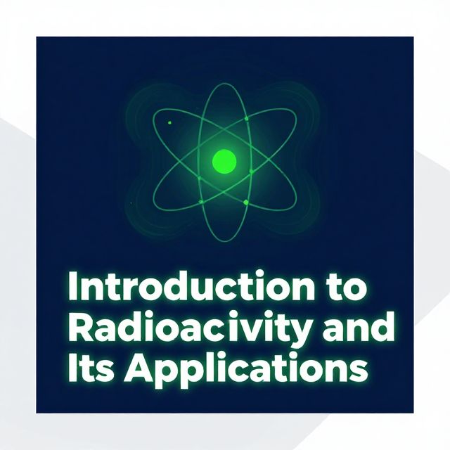 Introduction to Radioactivity and Its Applications