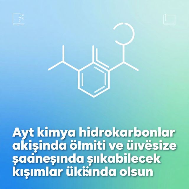 AYT Kimya: Hidrokarbonlar - Sınavın Anahtarı