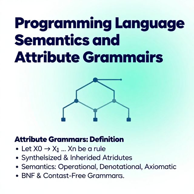 Programming Language Semantics and Attribute Grammars