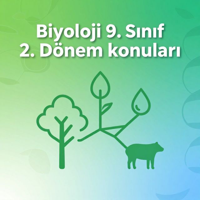 9. Sınıf Biyoloji: Ekosistemler ve Yaşamın Dengesi