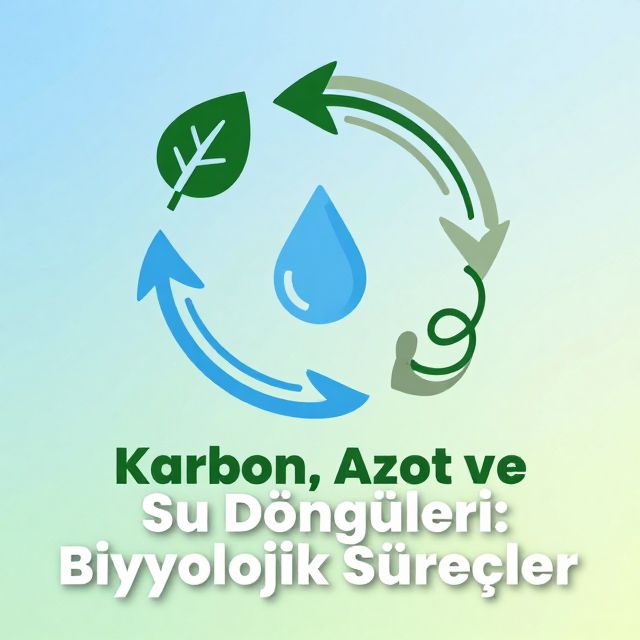 Karbon, Azot ve Su Döngüleri: Biyolojik Süreçler