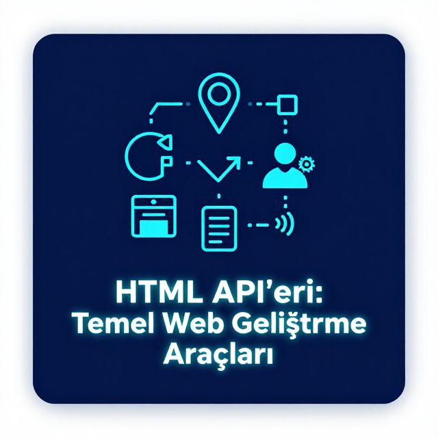HTML API'leri: Temel Web Geliştirme Araçları