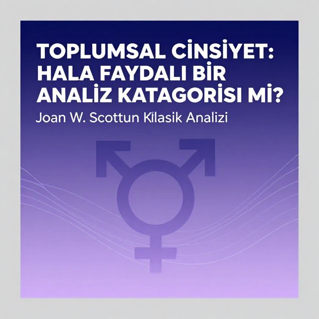 Toplumsal Cinsiyet: Faydalı Bir Analiz Kategorisi mi?